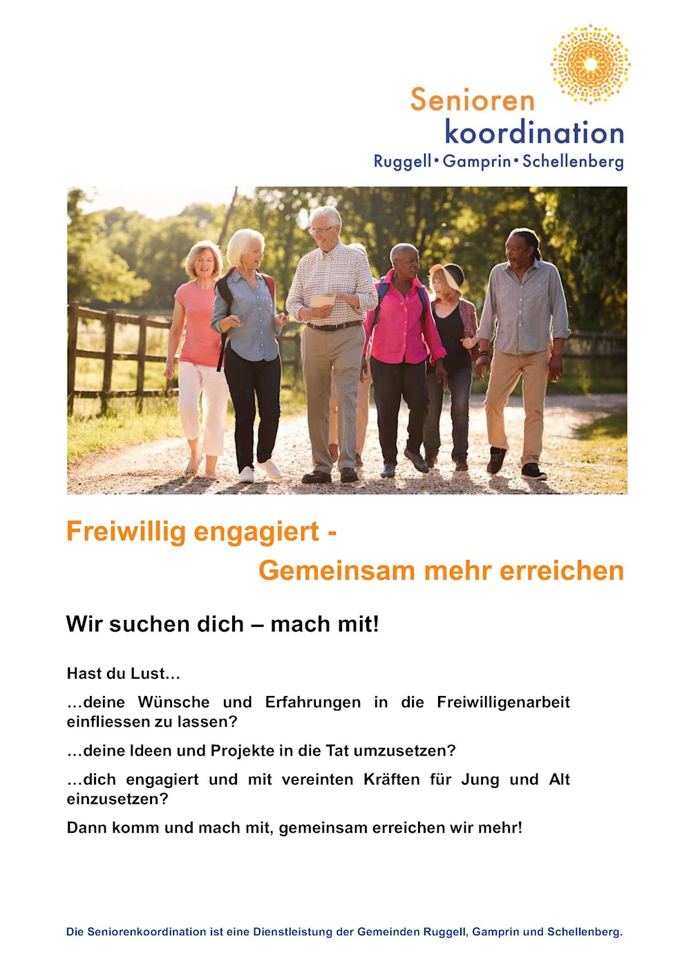 Freiwillig engagiert